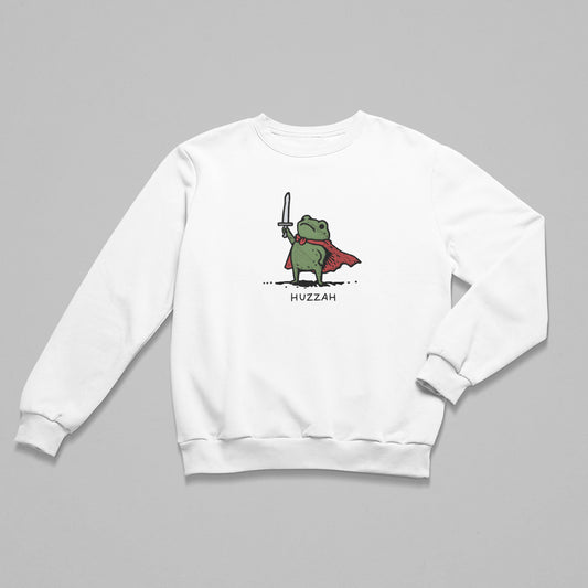 "Huzzah!" The Frog Knight Sweatshirt