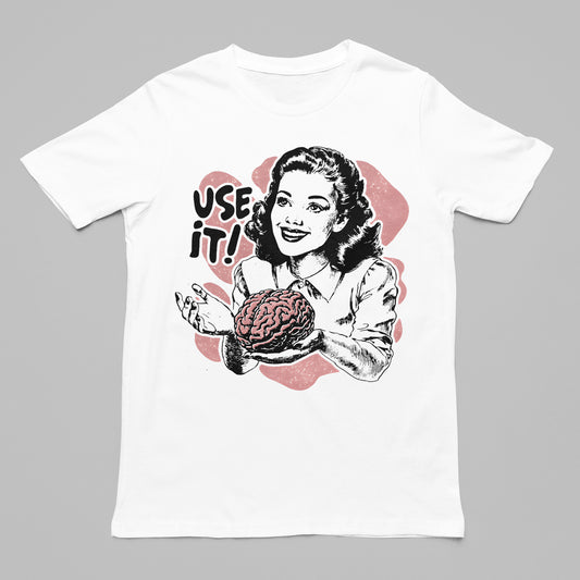 Use It! Retro Brain Tee - Original Ver