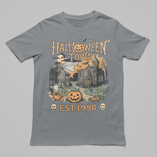 Haunted Town Tee - Halloween Ver