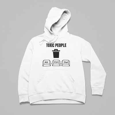 Delete Toxic People Hoodie
